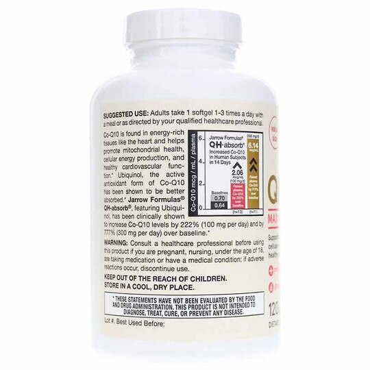 Ubiquinol QH Absorb 100 Mg, JRF